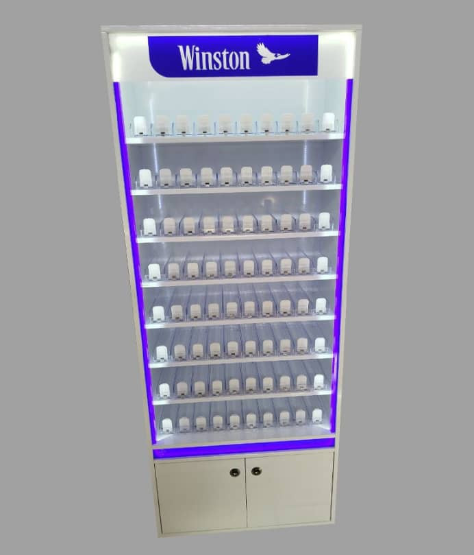 استند سیگار ۸۰ باکس ریل فنری